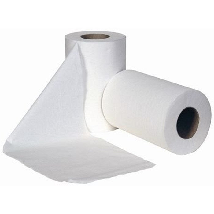 Janit-X Eco 2 Ply Recycled Mini Centrefeed Rolls, 60m, White, Pack of 12