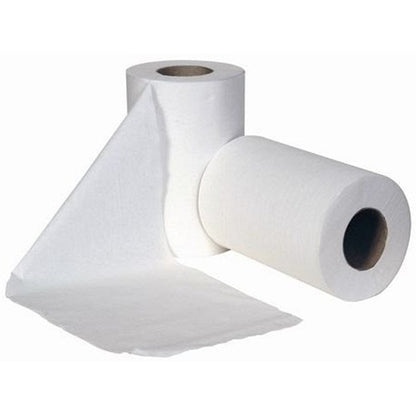 Janit-X Eco 2 Ply Recycled Mini Centrefeed Rolls, 60m, White, Pack of 12