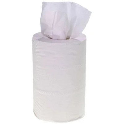 Janit-X Eco 2 Ply Recycled Mini Centrefeed Rolls, 60m, White, Pack of 12 Easy2Order : NWT623