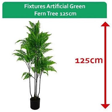 Fixtures Artificial Green Fern Tree, 125cm Easy2Order : NWT6588