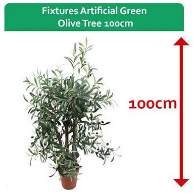 Fixtures Artificial Green Olive Tree, 100cm Easy2Order : NWT6591
