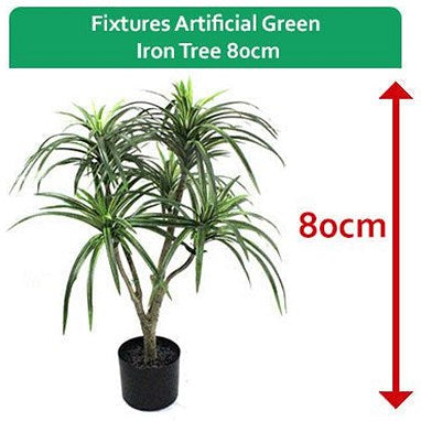 Fixtures Artificial Green Iron Tree, 80cm Easy2Order : NWT6601