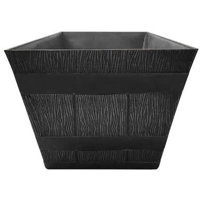 Fixtures Barrel Design Grey Trough, 50.8cm x 25.4cm x 19cm