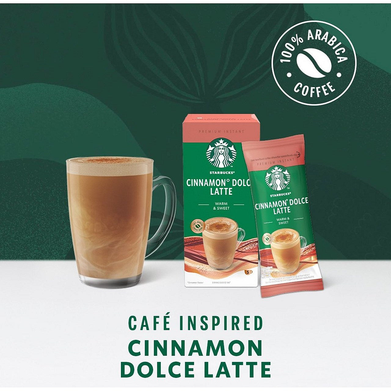Starbucks Cinnamon Dolce Latte Instant Coffee Sachets, 23.5g, Pack of 5