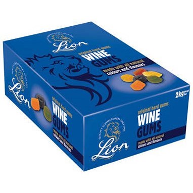 Lion Famous Original Wine Gums, 2kg Box