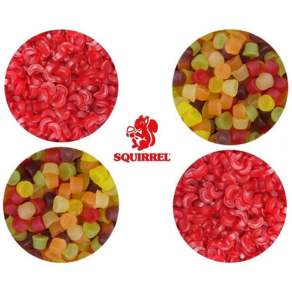 Squirrel Cheery Lips Scented Sweets, 2.25kg Resealable Tub