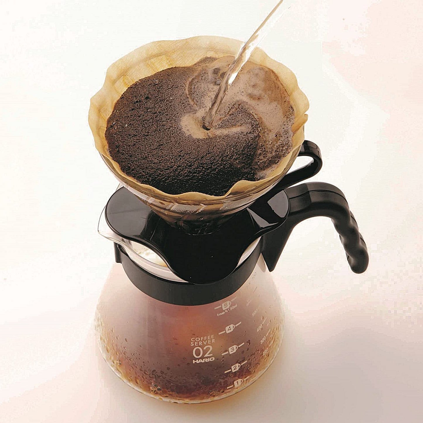 Hario V60 Plastic Coffee Dripper, Size 02, White Easy2Order : NWT7582