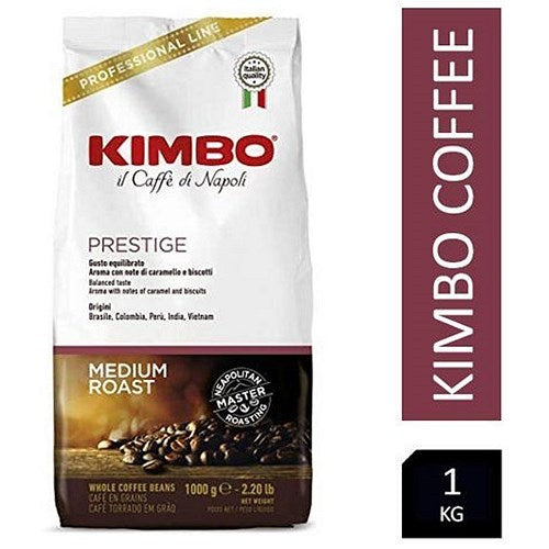 Kimbo Prestige Italian Coffee Beans, 1kg