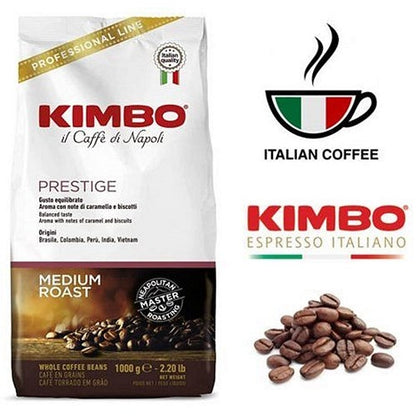 Kimbo Prestige Italian Coffee Beans, 1kg