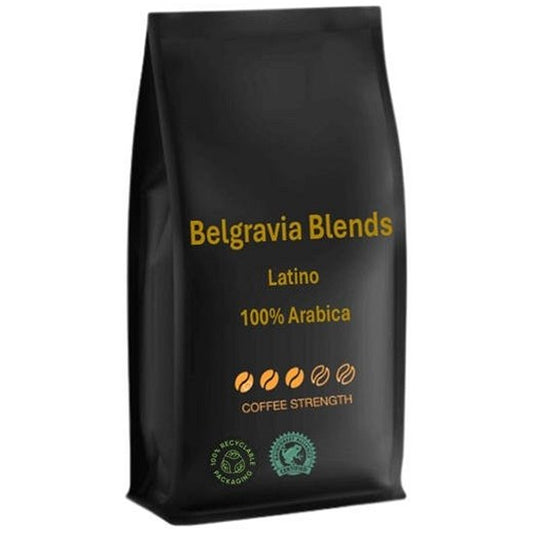 Belgravia Latino Blend Rain-Forest Alliance Coffee Beans, 1kg
