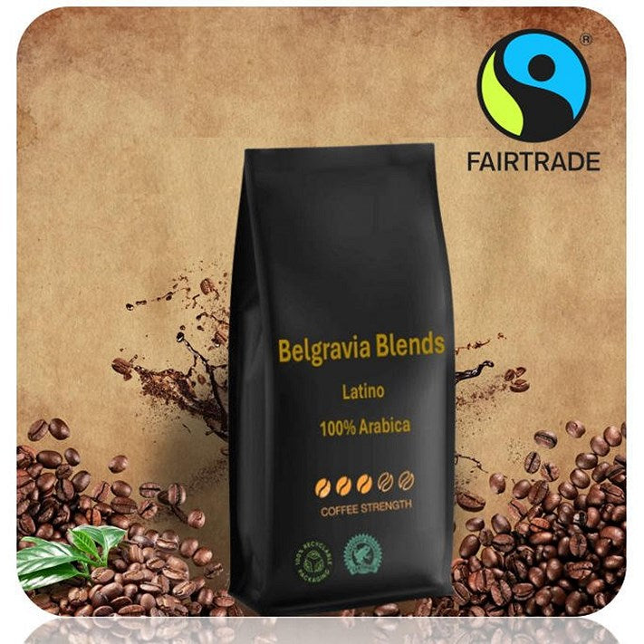 Belgravia Latino Blend Rain-Forest Alliance Coffee Beans, 1kg