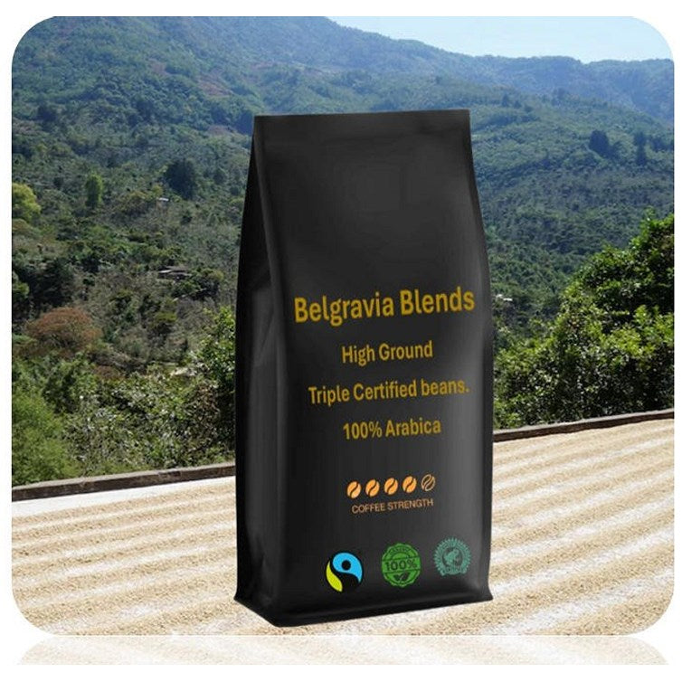 Belgravia High-Ground Blend 100% Arabica Coffee Beans, 1kg