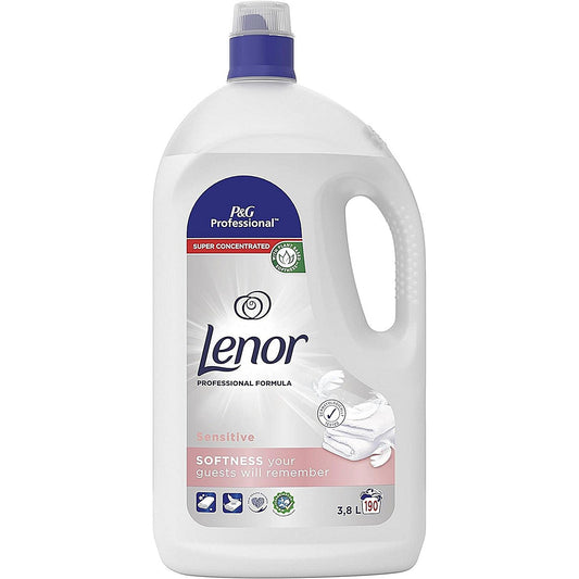 Lenor Professional Sensitive Fabric Softener, 3.8 Litres