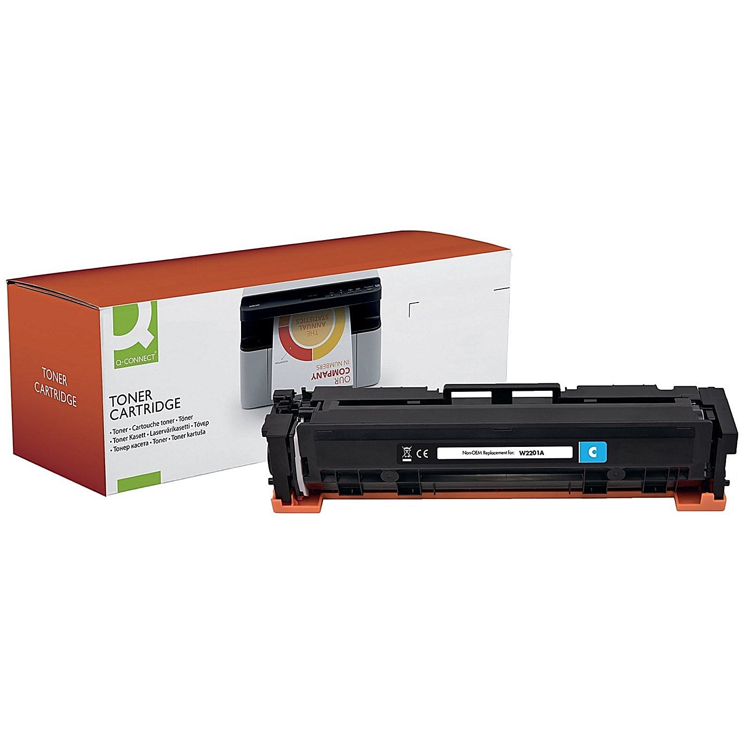 Q-Connect Compatible Toner Cartridge Cyan For HP W2201A OBW2201A Easy2Order : OB10018