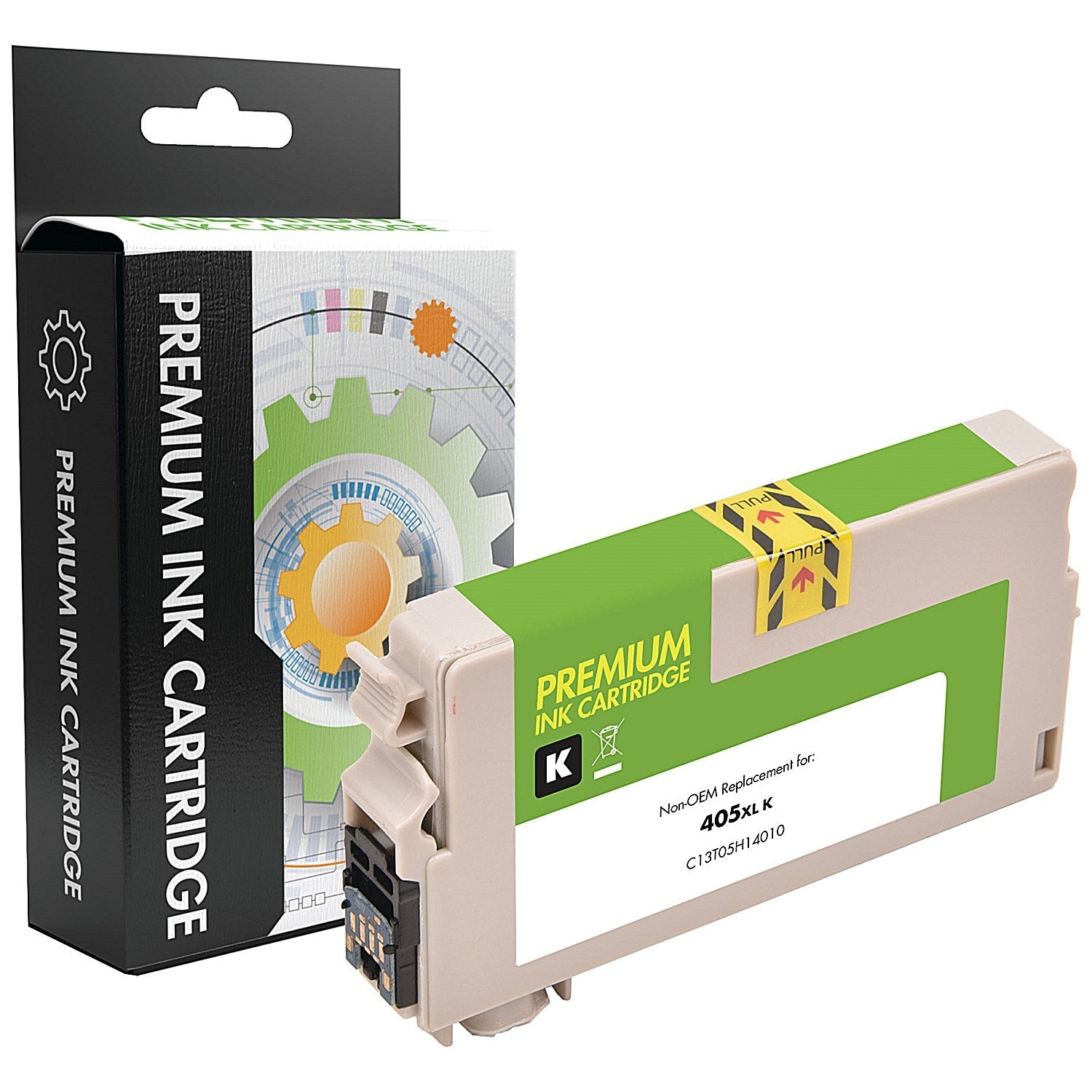 Q-Connect Epson C13T05H14010 Remanufactured Ink Cartridge High Yield Black C13T05H1-COMP Easy2Order : OBC13T05H1