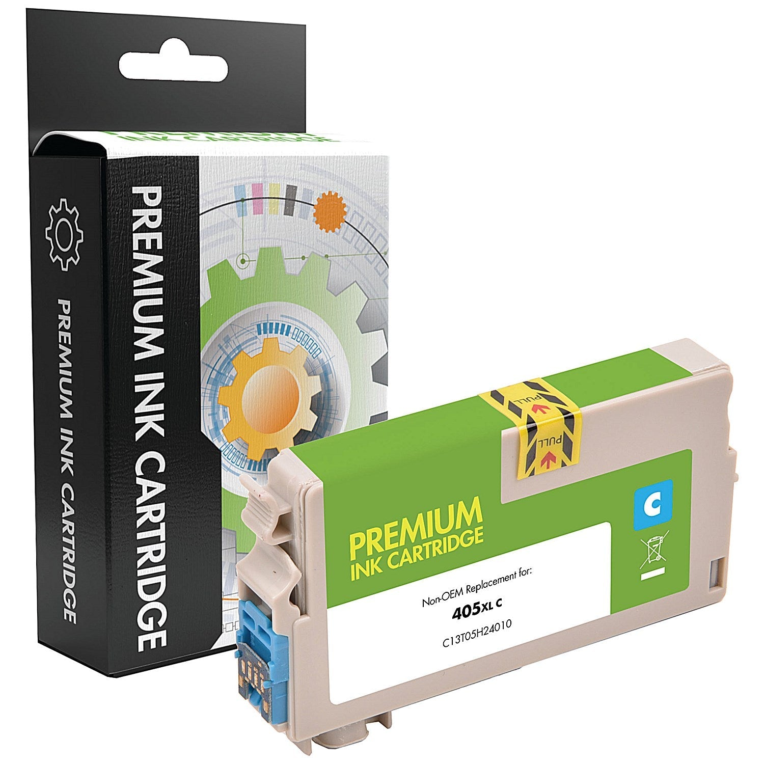 Q-Connect Epson C13T05H24010 Remanufactured Ink Cartridge High Yield Cyan C13T05H2-COMP Easy2Order : OBC13T05H2
