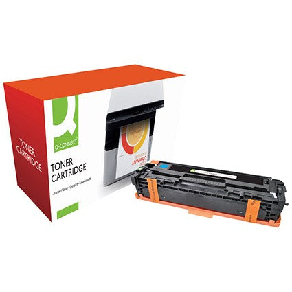 Q-Connect Compatible Toner Cartridge Cyan For HP CB541A CB541A-COMP