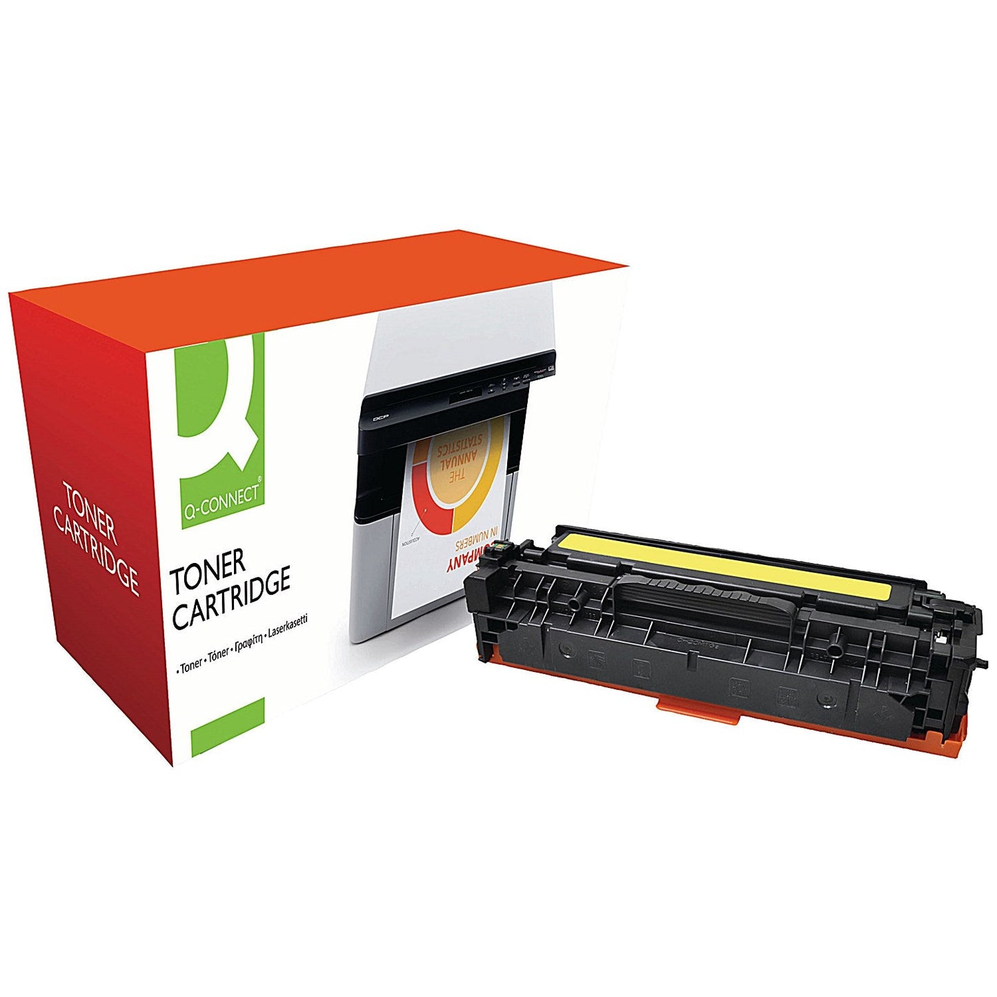 Q-Connect Compatible Toner Cartridge Yellow For HP CF382A CF382A-COMP Easy2Order : OBCF382A