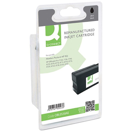 Q-Connect Remanufactured Inkjet Cartridge Black For HP L0S58AE L0S58AE-COMP