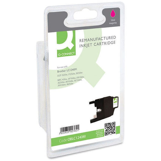 Q-Connect Brother LC1240M Remanufactured Inkjet Cartridge Magenta LC1240M-COMP