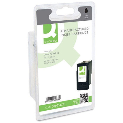 Q-Connect Remanufactured Inkjet Cartridge High Yield Black For Canon PG-540XL PG-540XL-COMP