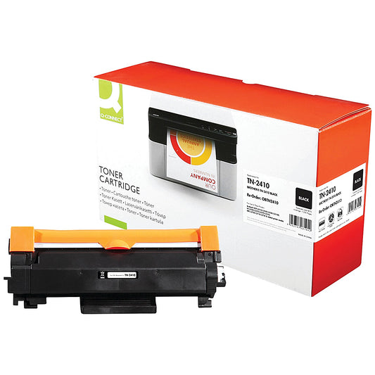 Q-Connect Brother TN-2410 Remanufactured Toner Cartridge Black TN-2410-COMP