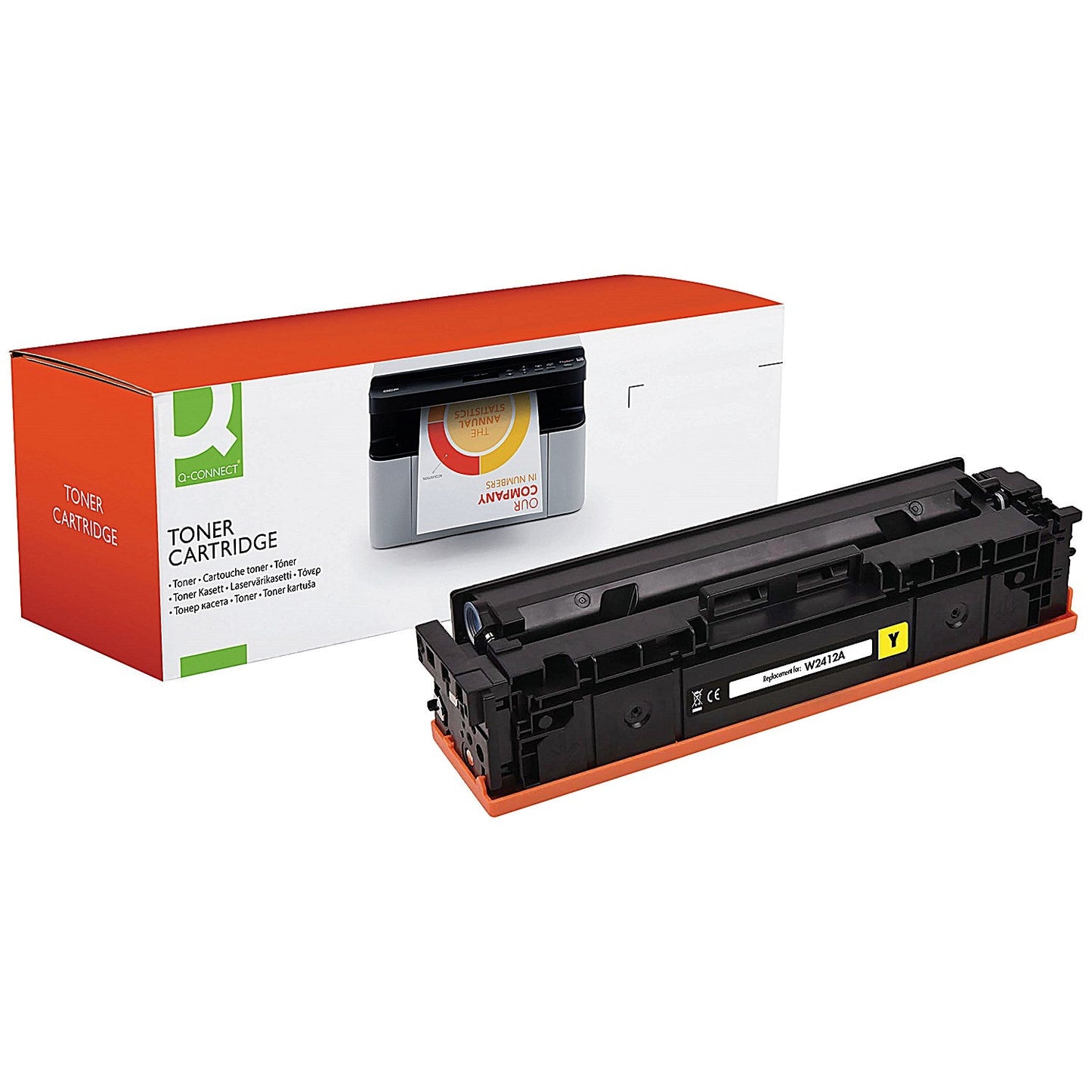 Q-Connect Compatible Toner Cartridge Yellow For HP W2412A 216A Easy2Order : OBW2412A
