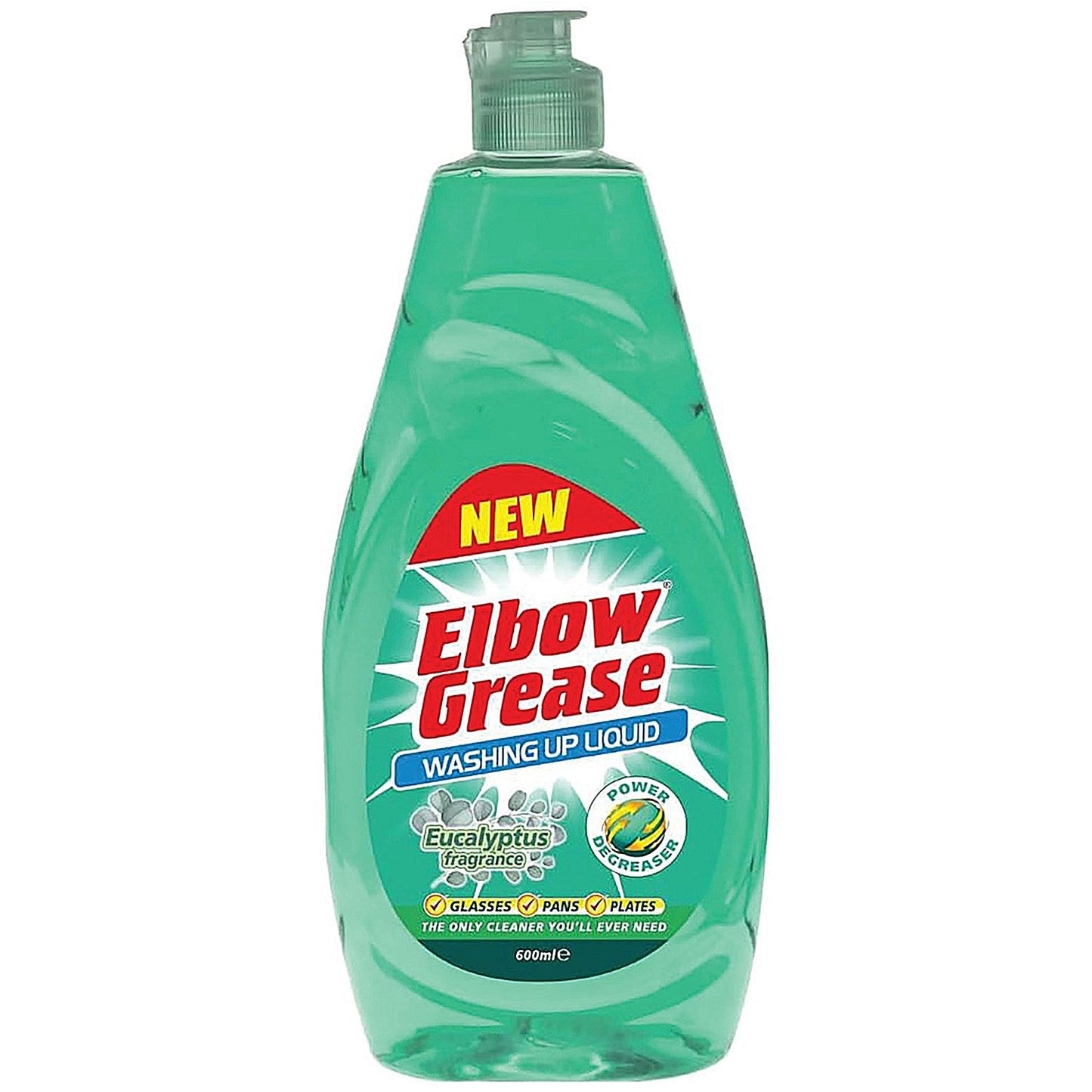 Elbow Grease Washing Up Liquid Eucalyptus 450ml (Pack of 12)