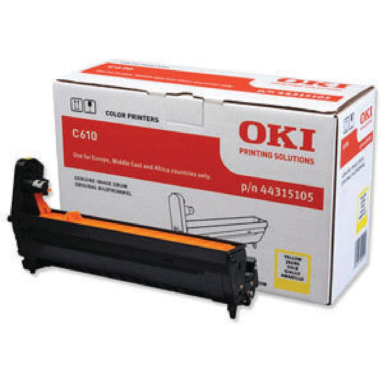 Oki C610 20K Image Drum Yellow 44315105 Easy2Order : OK04591