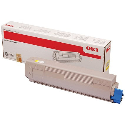 OKI 45862837 Yellow Laser Toner Cartridge
