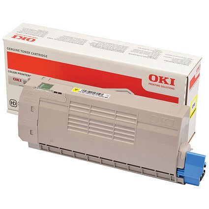 Oki C712 11.5K Toner Cartridge Yellow 46507613