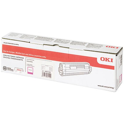 Oki C834 10K Toner Cartridge High Yield Magenta 46861306