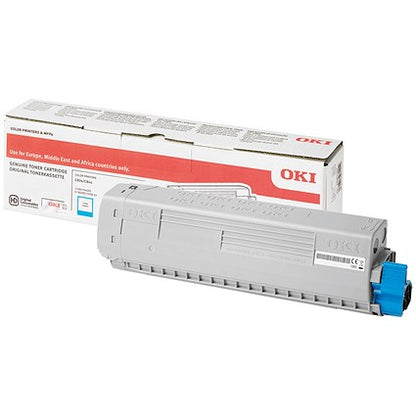 Oki C834 10K Toner Cartridge High Yield Cyan 46861307