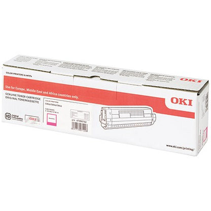 Oki C824 5K Toner Cartridge Magenta 47095702