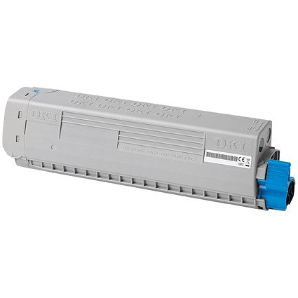 Oki C824 5K Toner Cartridge Cyan 47095703