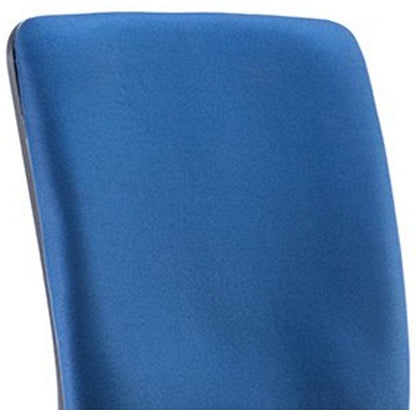 Chiro High Back Operator Chair, Height Adjustable Arms, Blue