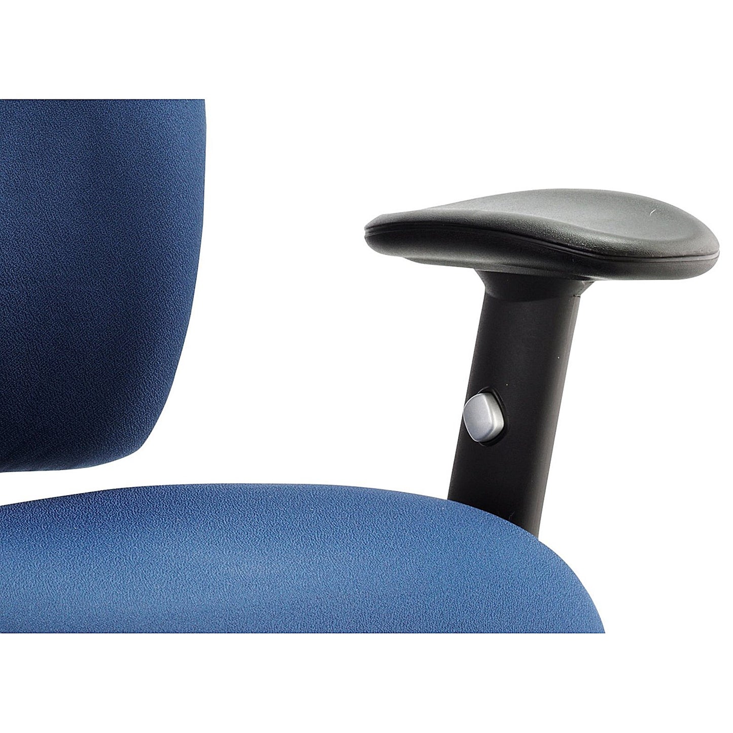 Chiro Medium Back Operator Chair, Height Adjustable Arms, Blue