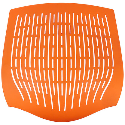 Dura Operator Chair, Fixed Height Arms, Orange