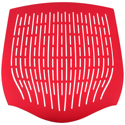 Dura Operator Chair, Fixed Height Arms, Red