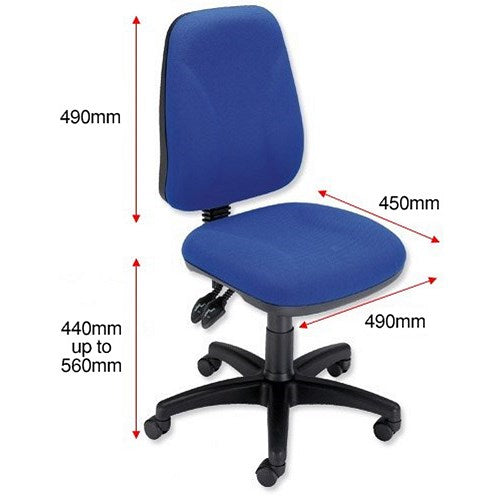 Eclipse Plus II Operator Chair, Blue