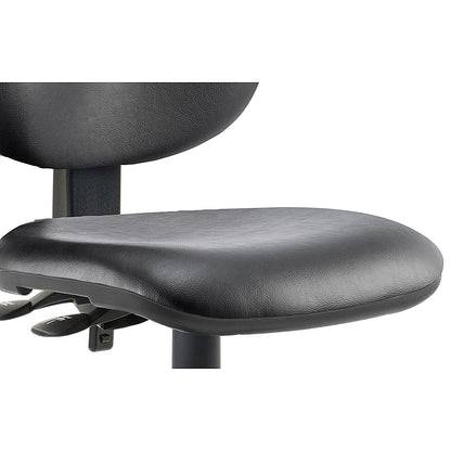 Eclipse Plus II Operator Chair, Vinyl Black