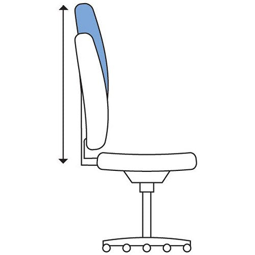 Eclipse Plus XL Operator Chair, Charcoal
