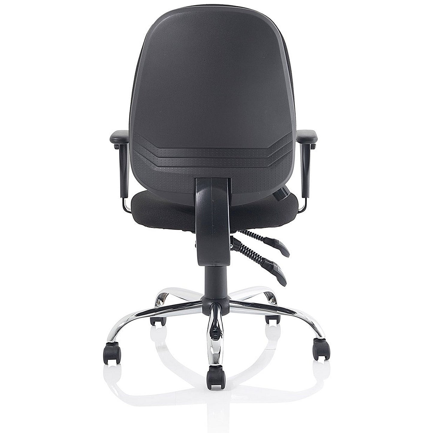 Lisbon Task Operator Chair, Height Adjustable Arms, Black