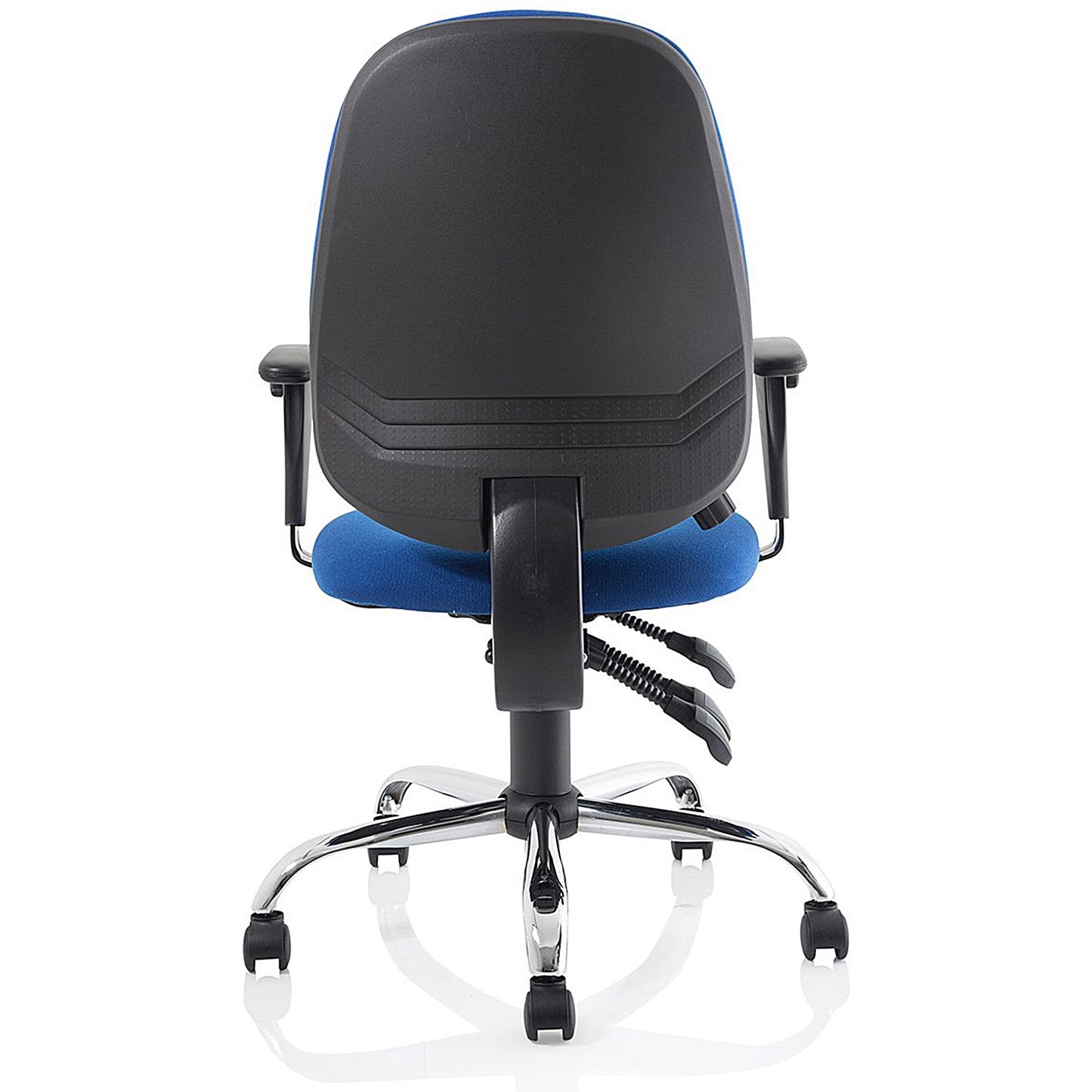 Lisbon Task Operator Chair, Height Adjustable Arms, Blue