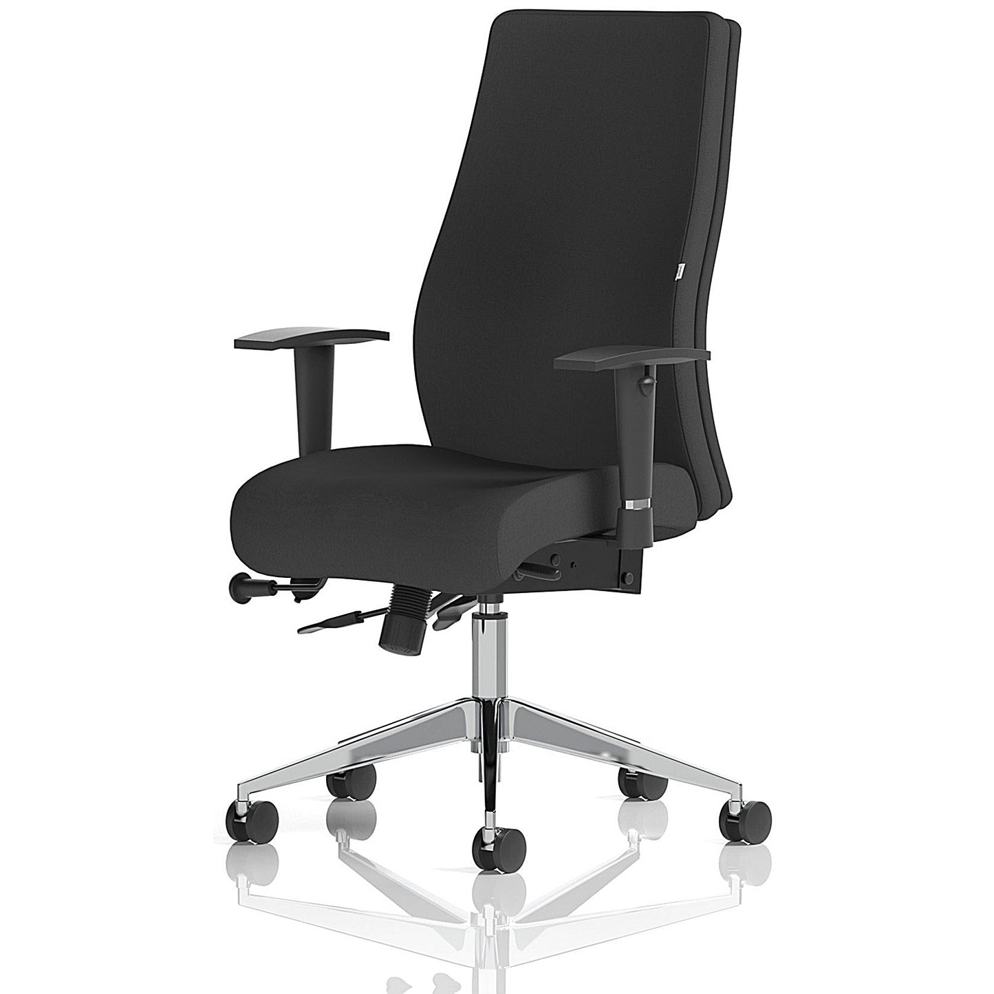 Onyx Ergo Posture Chair, Height Adjustable Arms, Black