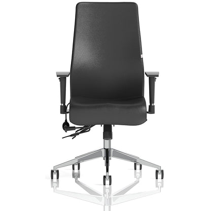Onyx Ergo Posture Chair, Height Adjustable Arms, Black