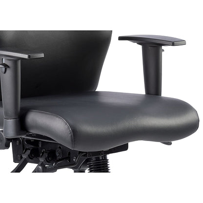 Onyx Ergo Posture Chair, Height Adjustable Arms, Black