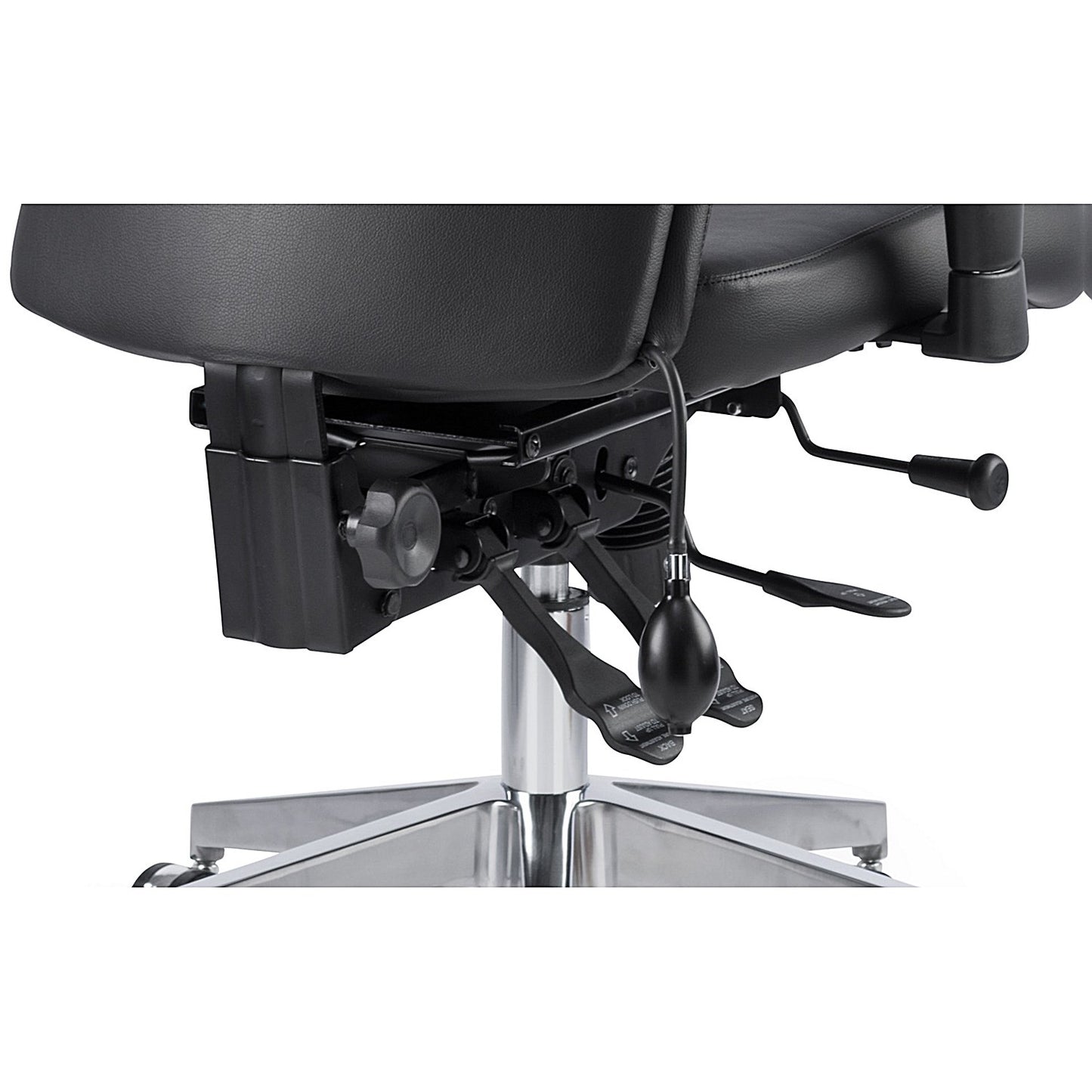 Onyx Ergo Posture Chair, Height Adjustable Arms, Black