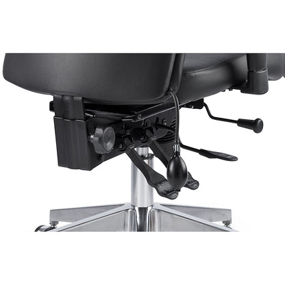 Onyx Ergo Posture Chair, Height Adjustable Arms, Black