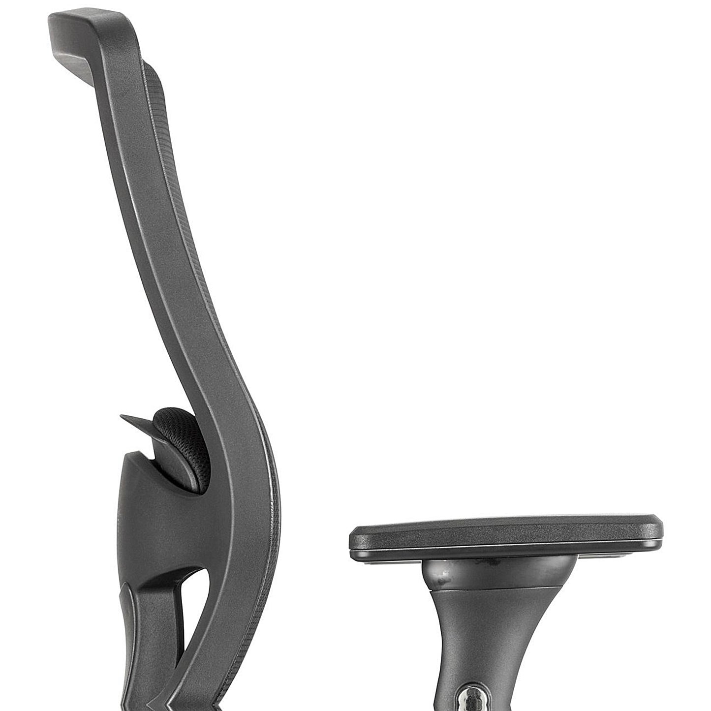 Regent Task Mesh Back Operator Chair, Height Adjustable Arms, Black